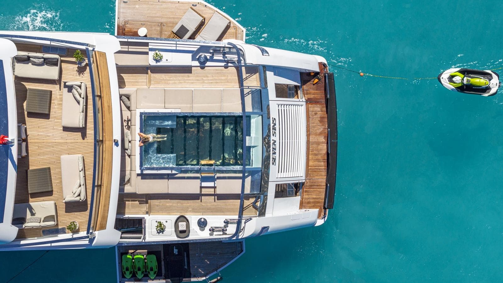 SEVEN SINS - aerial | Drivas Yachts