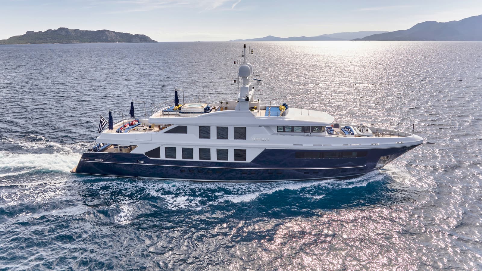TIMBUKTU - ext running | Drivas Yachts