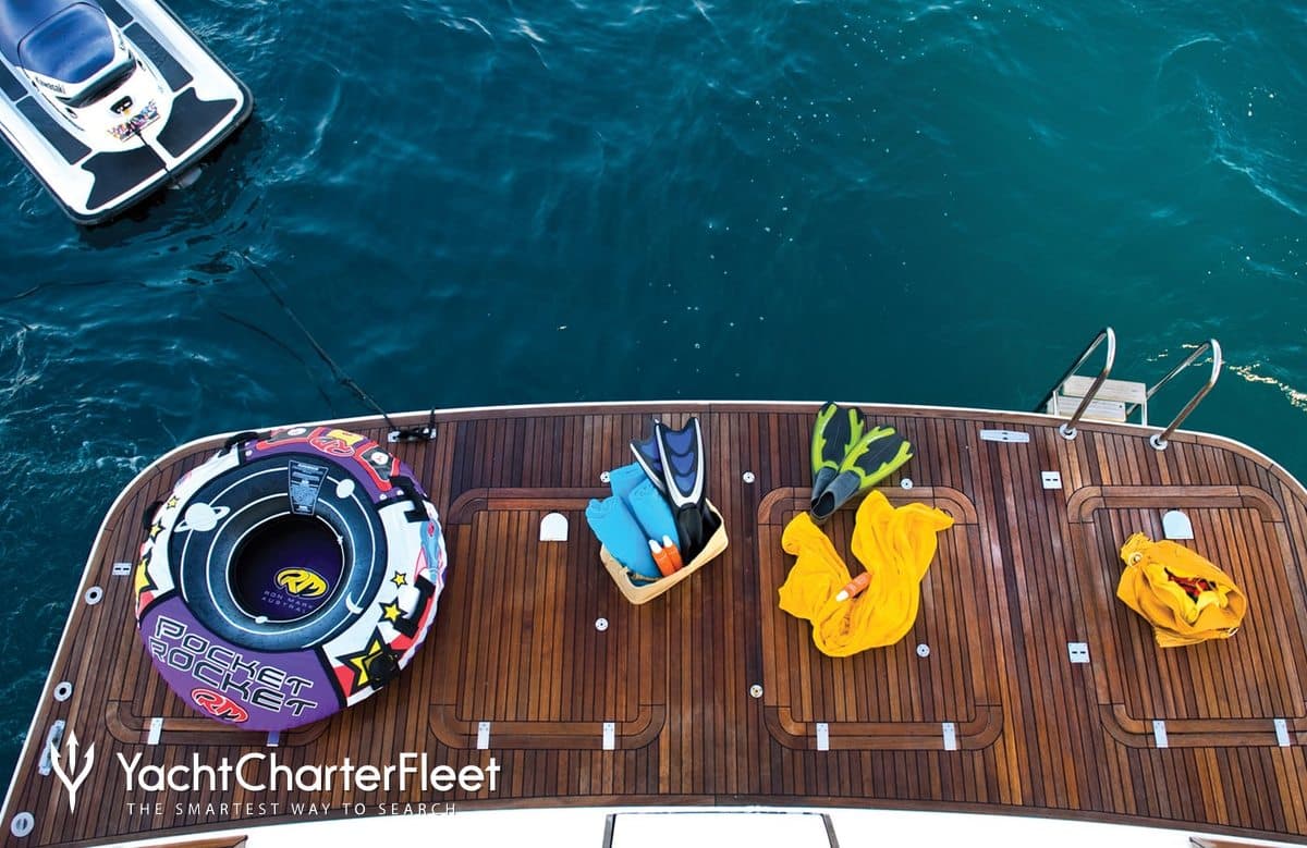 Motor yacht DILIAS 24m by Posillipo — aft deck