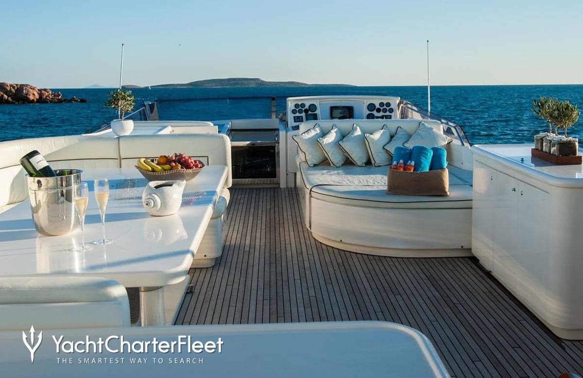 Motor yacht DILIAS 24m by Posillipo — aft deck