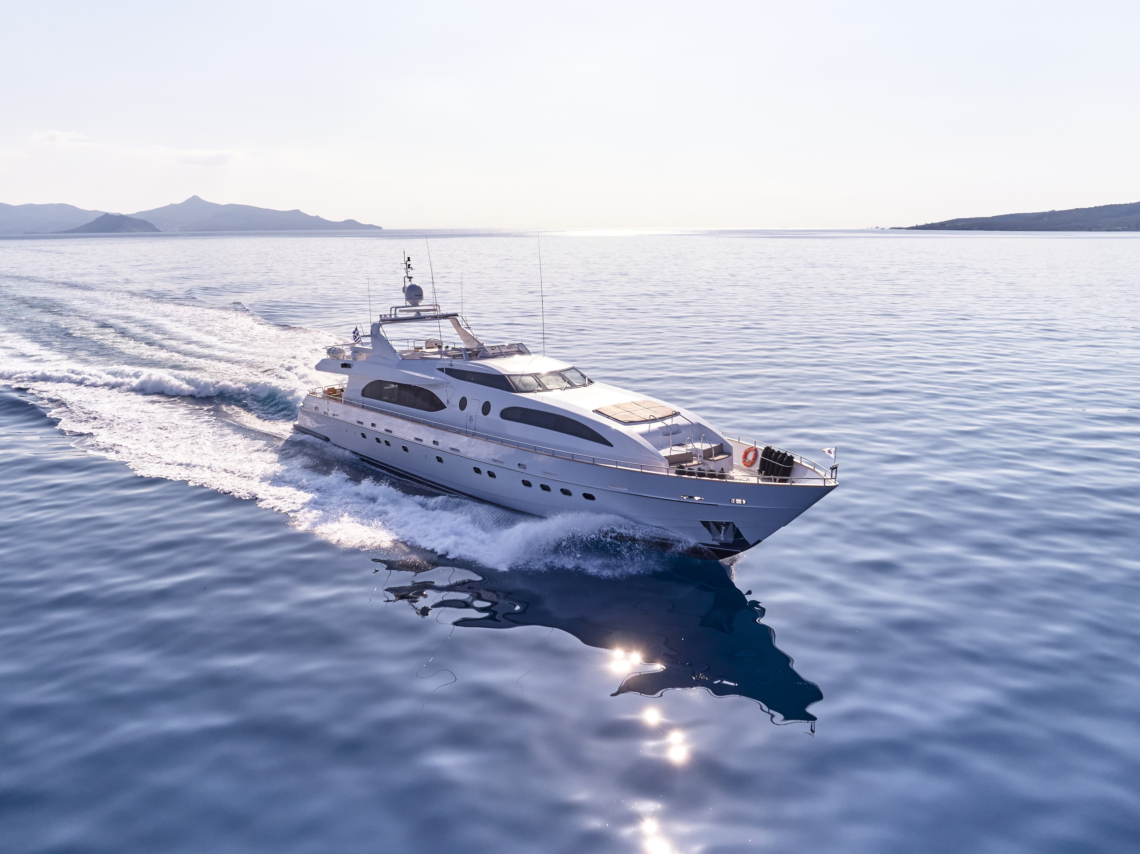 HELIOS - aerial | Drivas Yachts