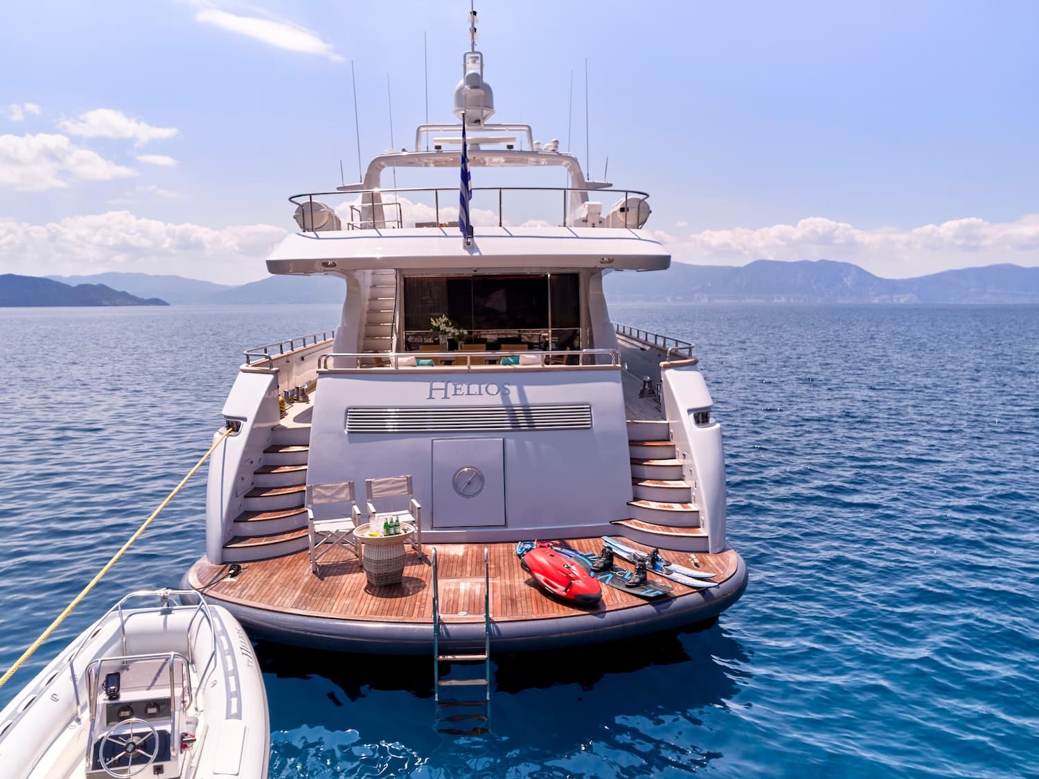 HELIOS - ext stern | Drivas Yachts