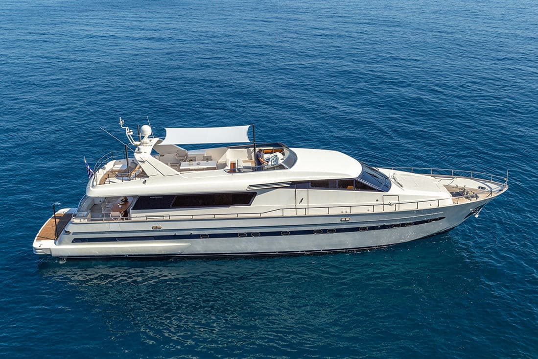 THE BIRD - aerial | Drivas Yachts