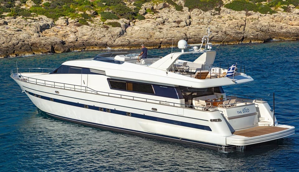 THE BIRD - ext stbd | Drivas Yachts