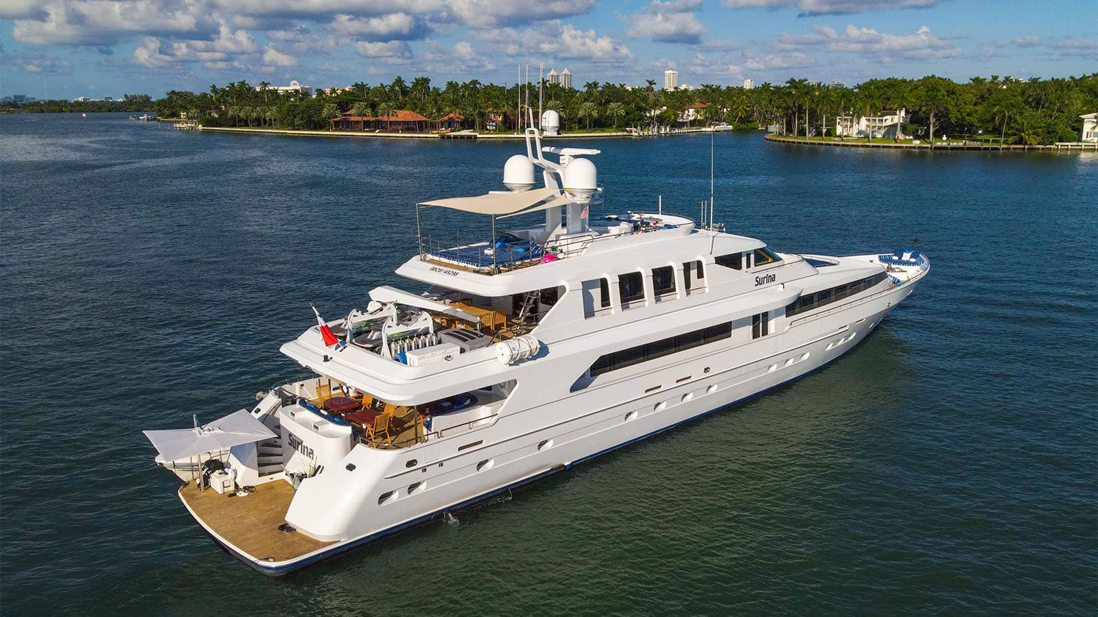 SURINA - aerial | Drivas Yachts