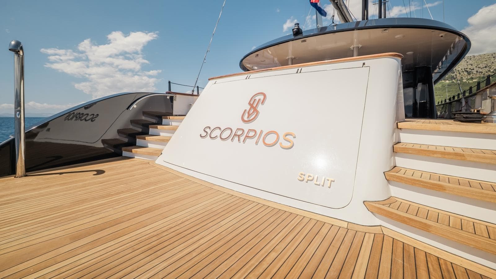 SCORPIOS - deck aft | Drivas Yachts