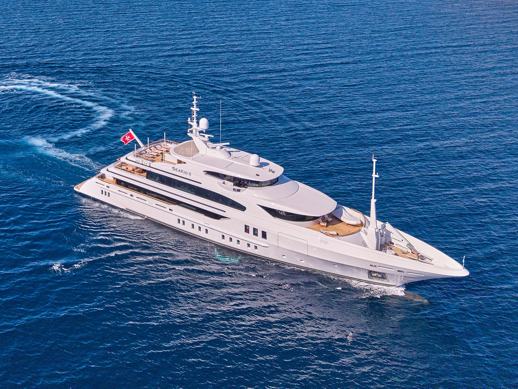 SEAKID II - aerial | Drivas Yachts