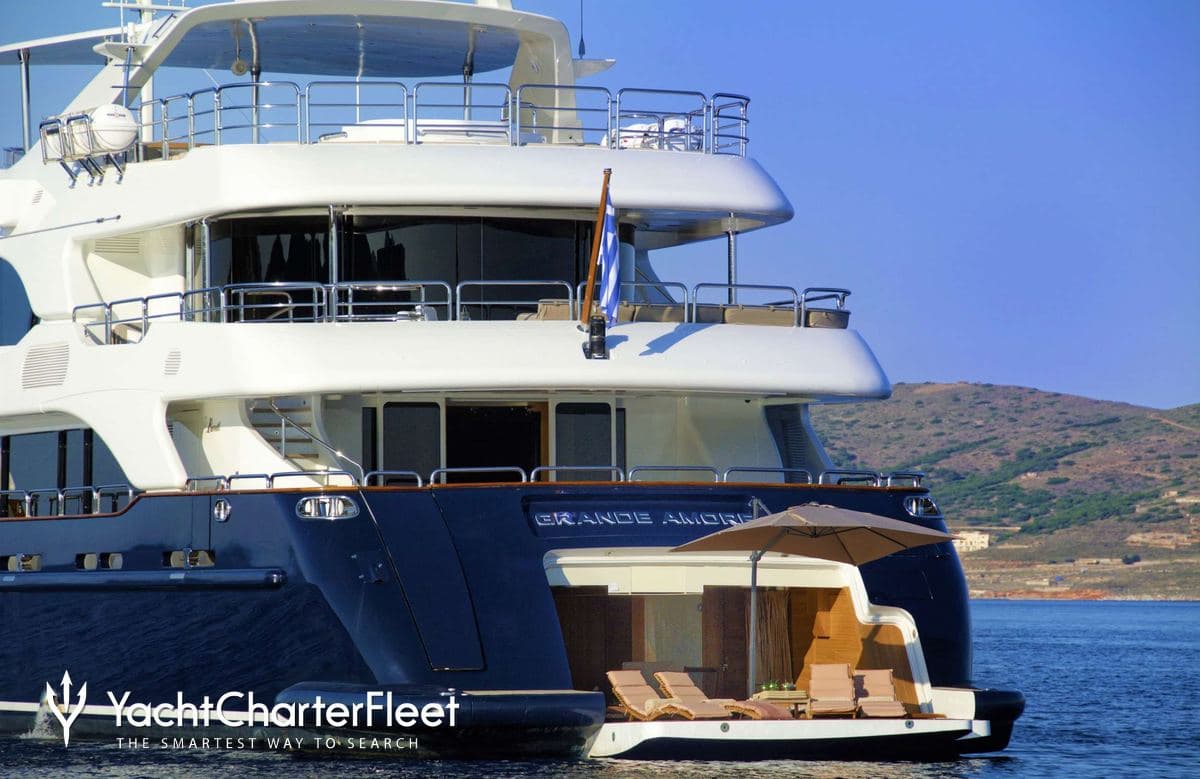 Motor yacht GRANDE AMORE 44.2m by Benetti — stern
