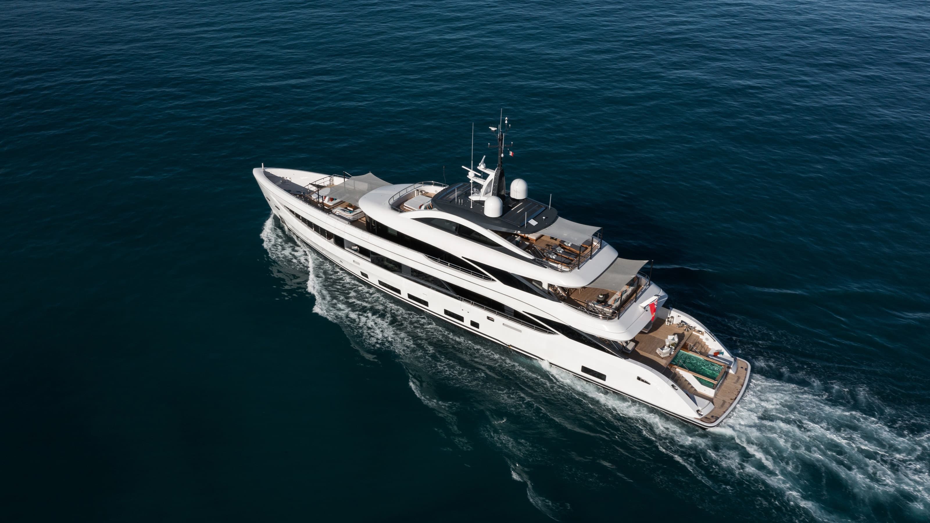 BIRUBI - aerial | Drivas Yachts