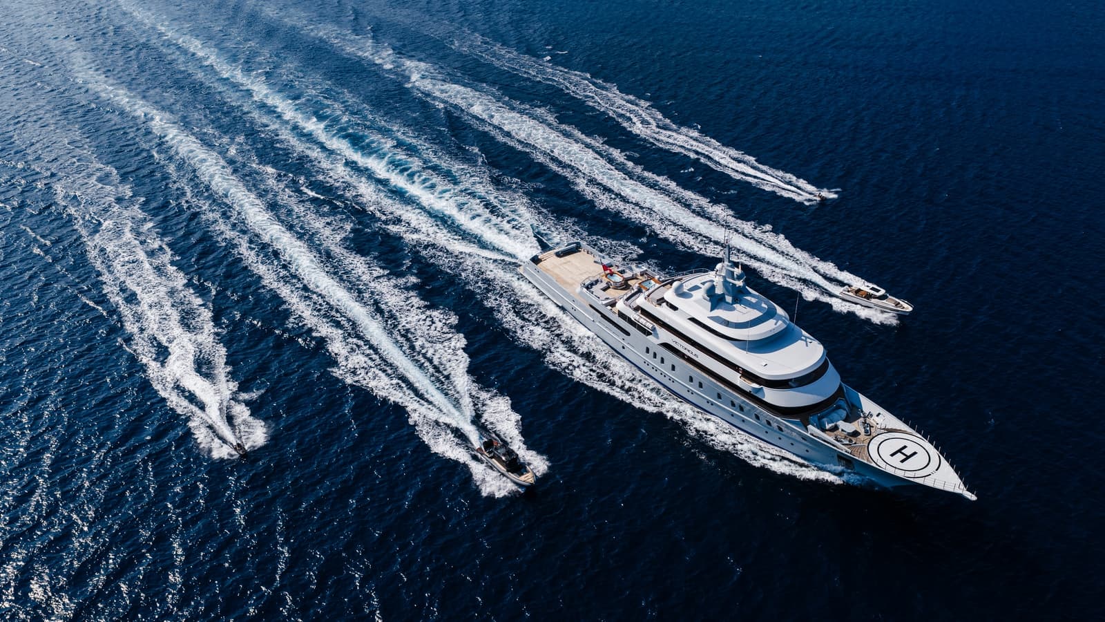 VICTORIOUS - aerial | Drivas Yachts