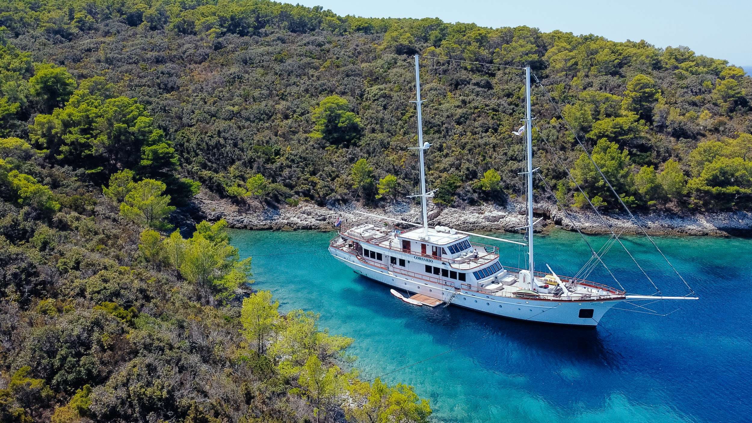motorsailer CORSARIO available for charter