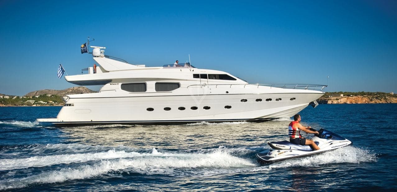 DILIAS - ext running | Drivas Yachts