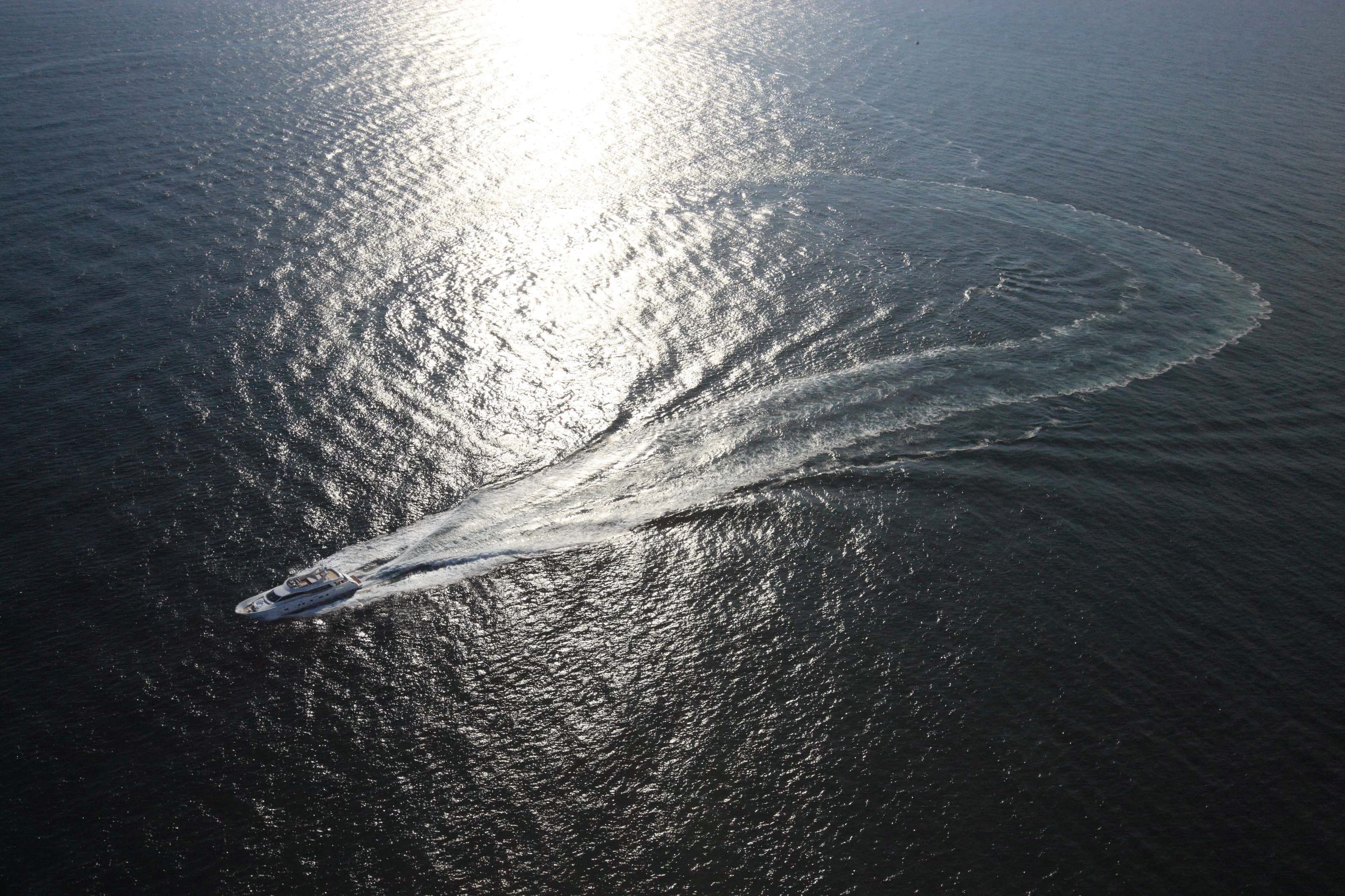 AURORA - aerial | Drivas Yachts
