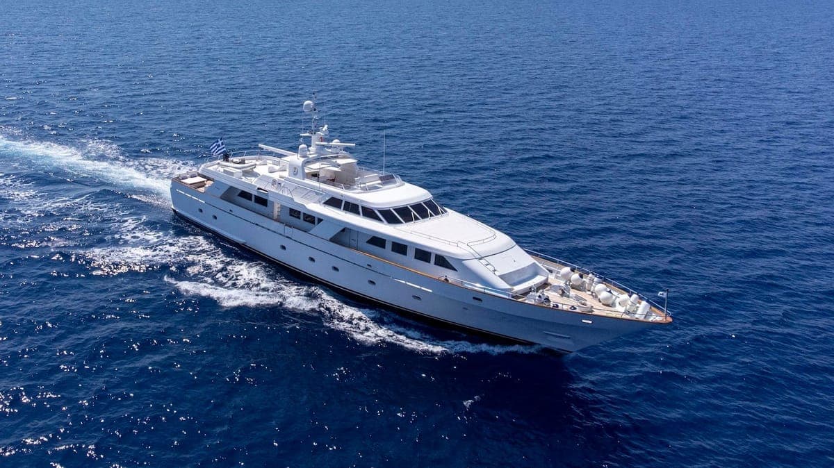 OKTANA - aerial | Drivas Yachts