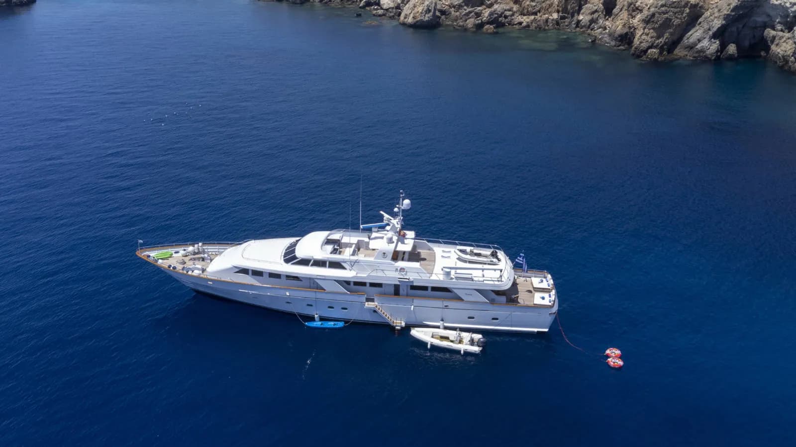 OKTANA - aerial | Drivas Yachts