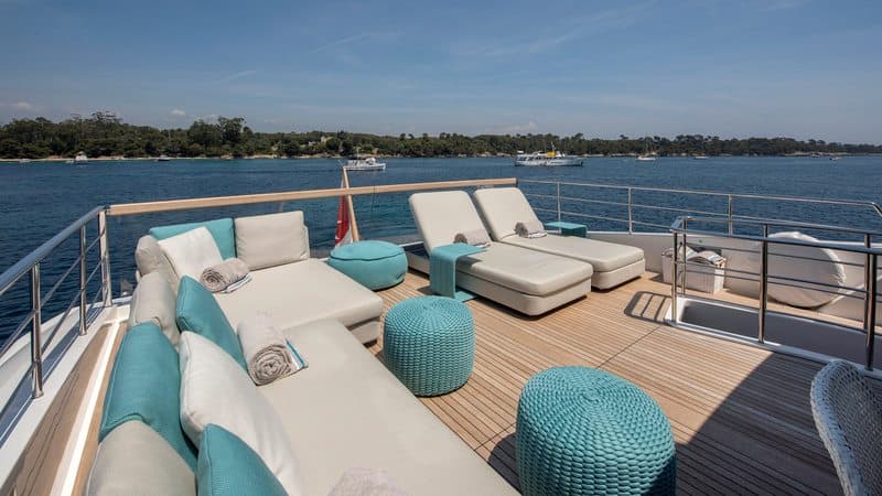 DE ZEUS - deck aft | Drivas Yachts