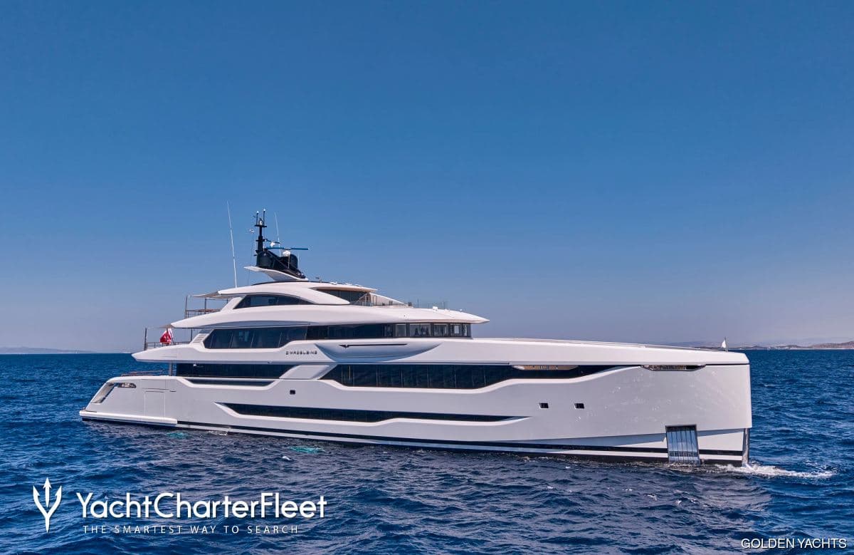 Motor yacht O'MADELEINE 60m by Golden Yachts — underway