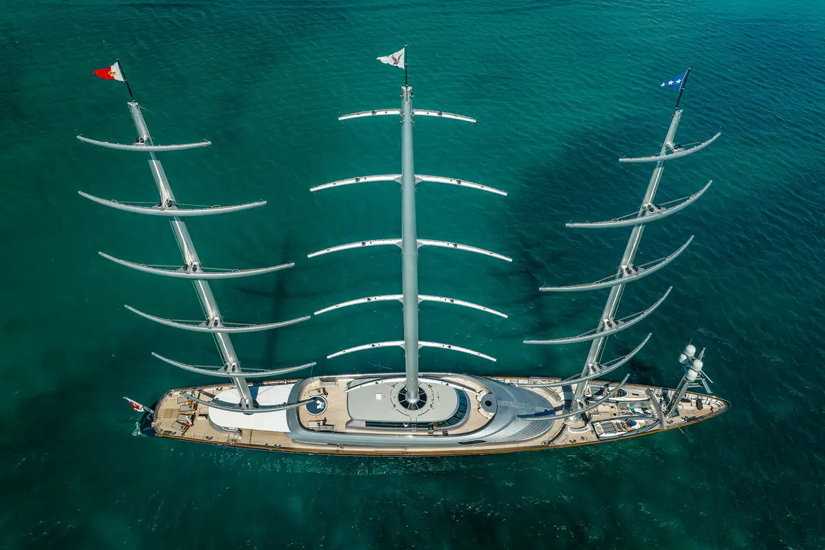 MALTESE FALCON - aerial | Drivas Yachts