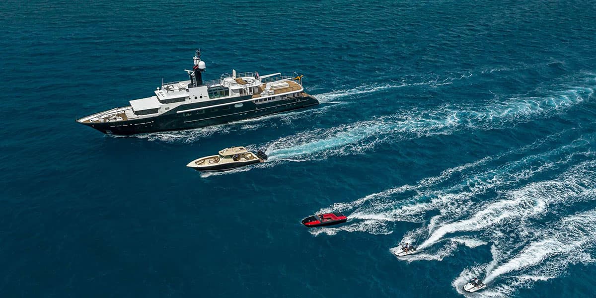 HIGHLANDER - aerial | Drivas Yachts