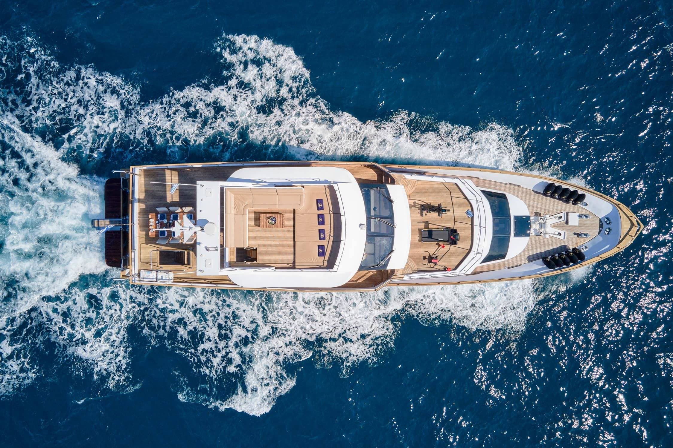Wide Liberty - aerial | Drivas Yachts