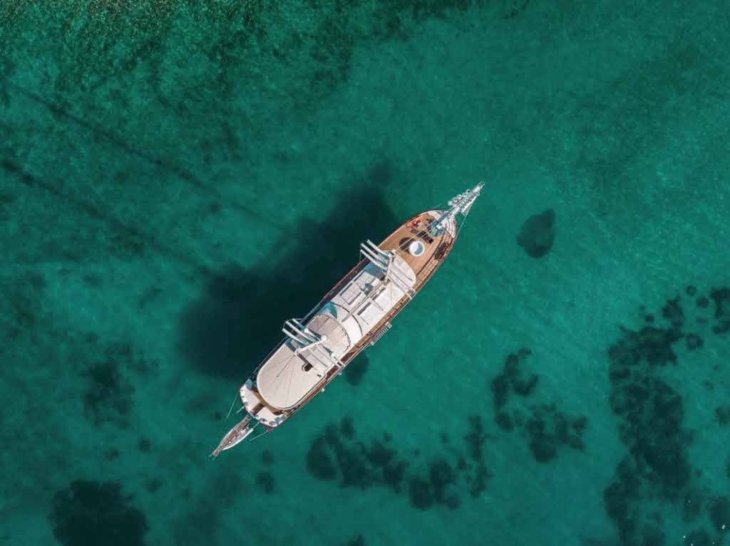 HALCON DEL MAR - aerial | Drivas Yachts