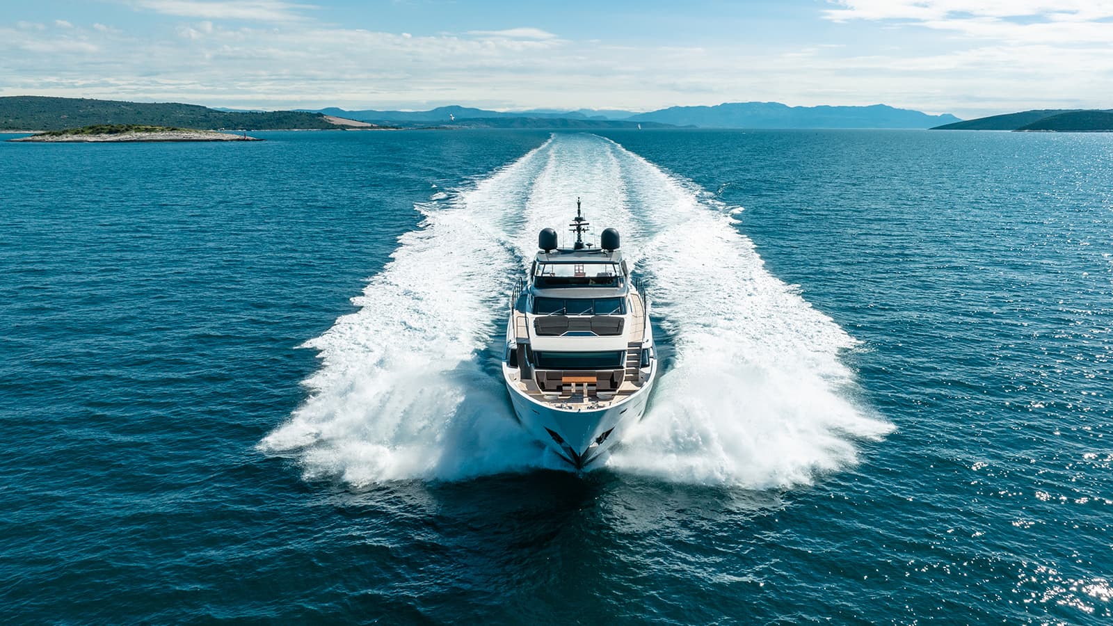 JOURNEY - aerial | Drivas Yachts