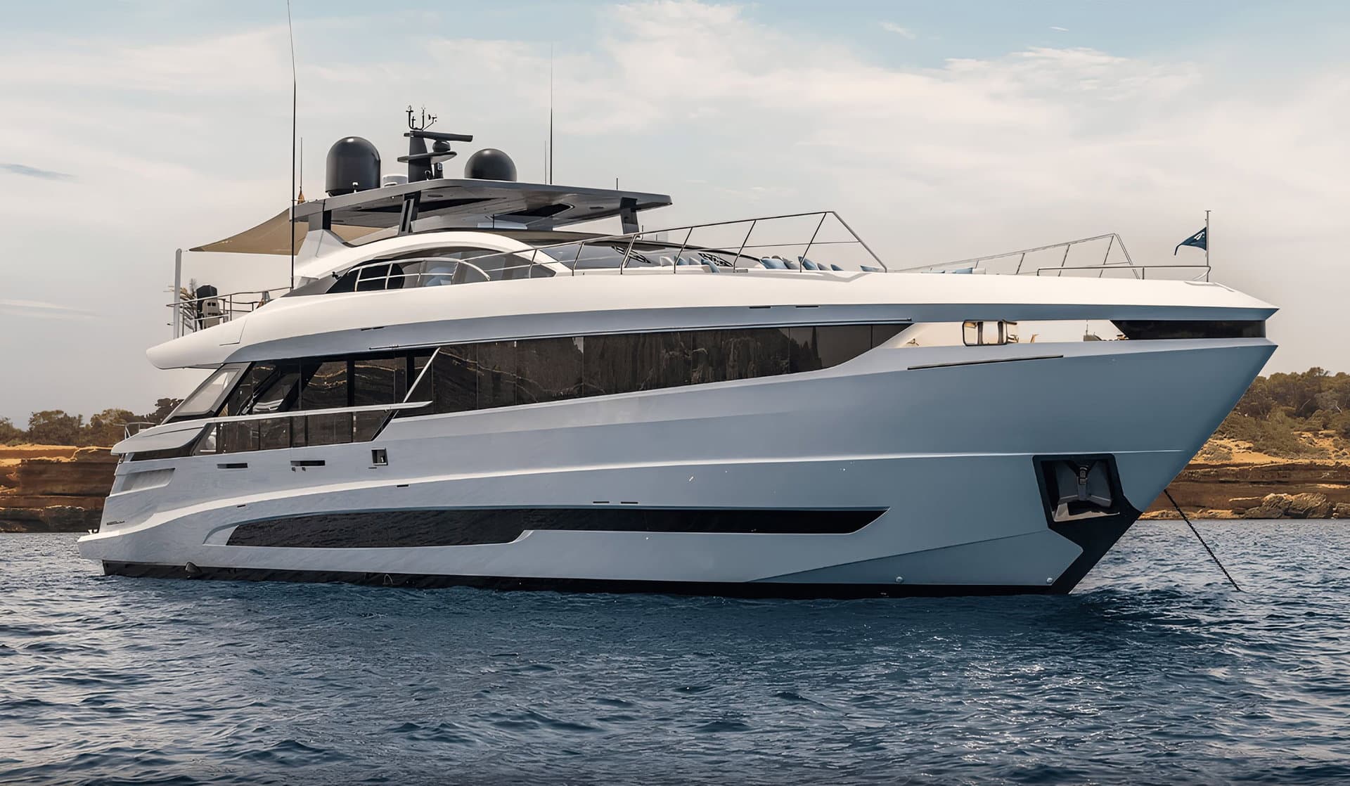 Motor yacht C2 33.3m by Mangusta (Overmarine) — photo 2