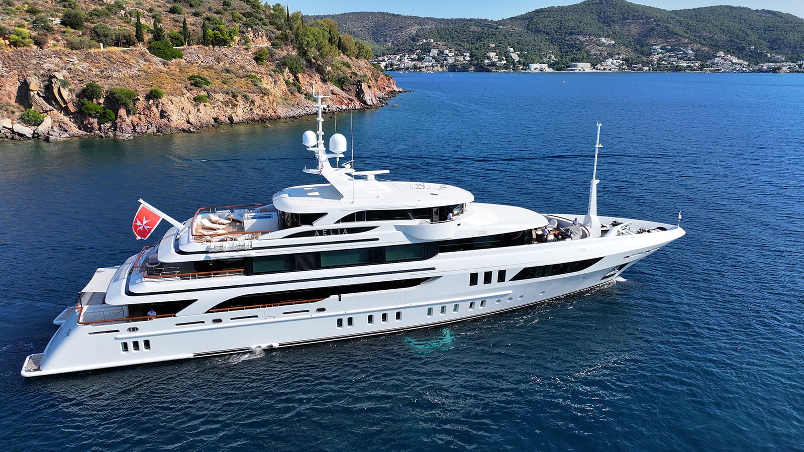 AELIA - ext stbd | Drivas Yachts