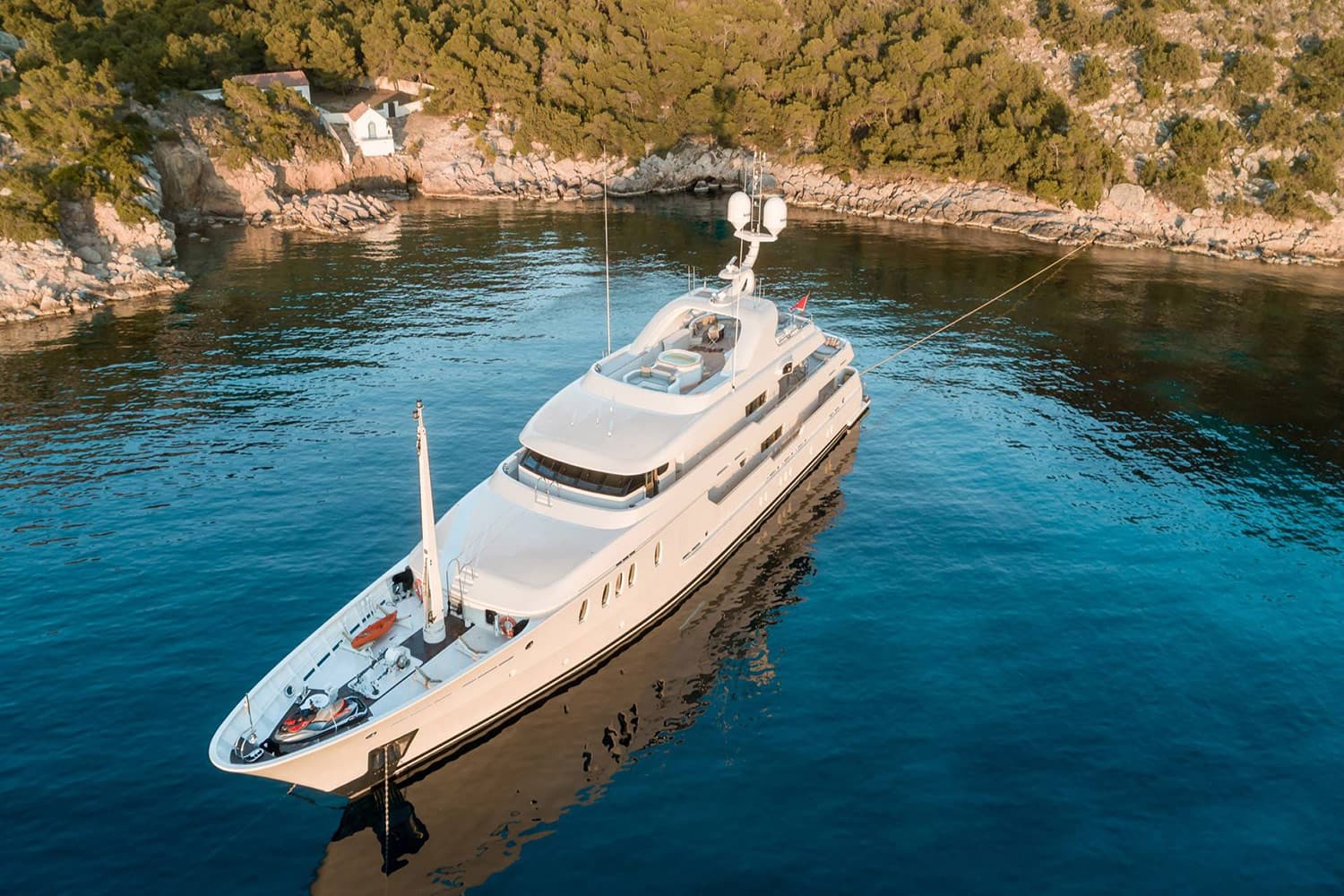 JAZ - aerial | Drivas Yachts