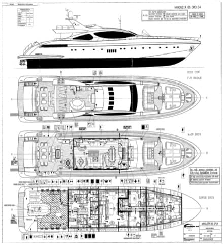 SEA PEARL - layout | Drivas Yachts