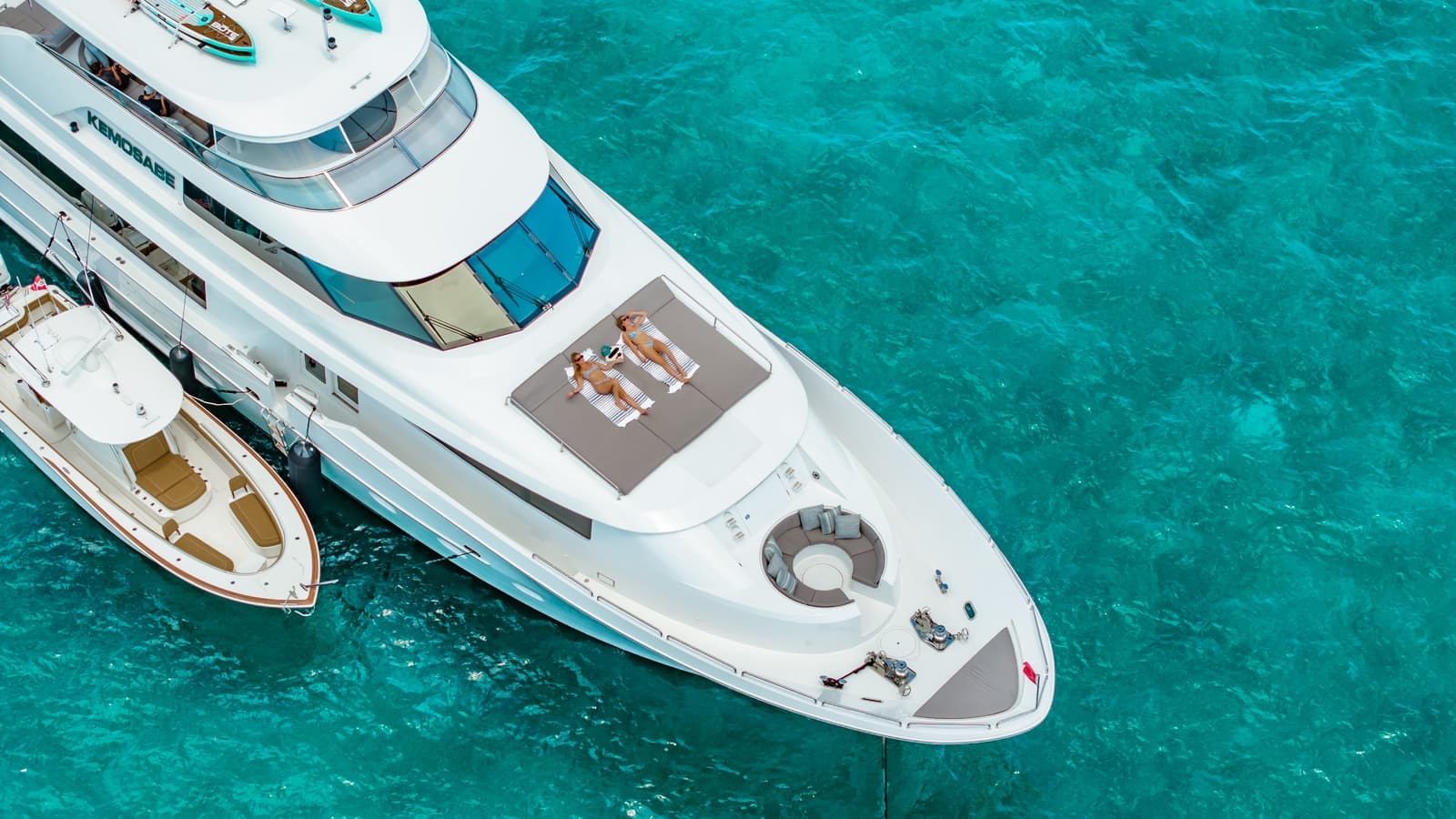 KEMOSABE - aerial | Drivas Yachts