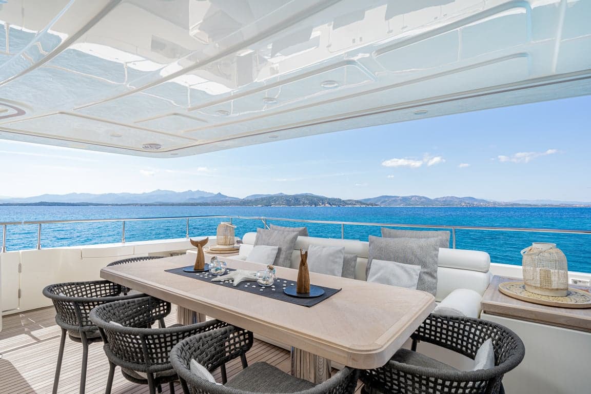 ETHNA - deck aft | Drivas Yachts