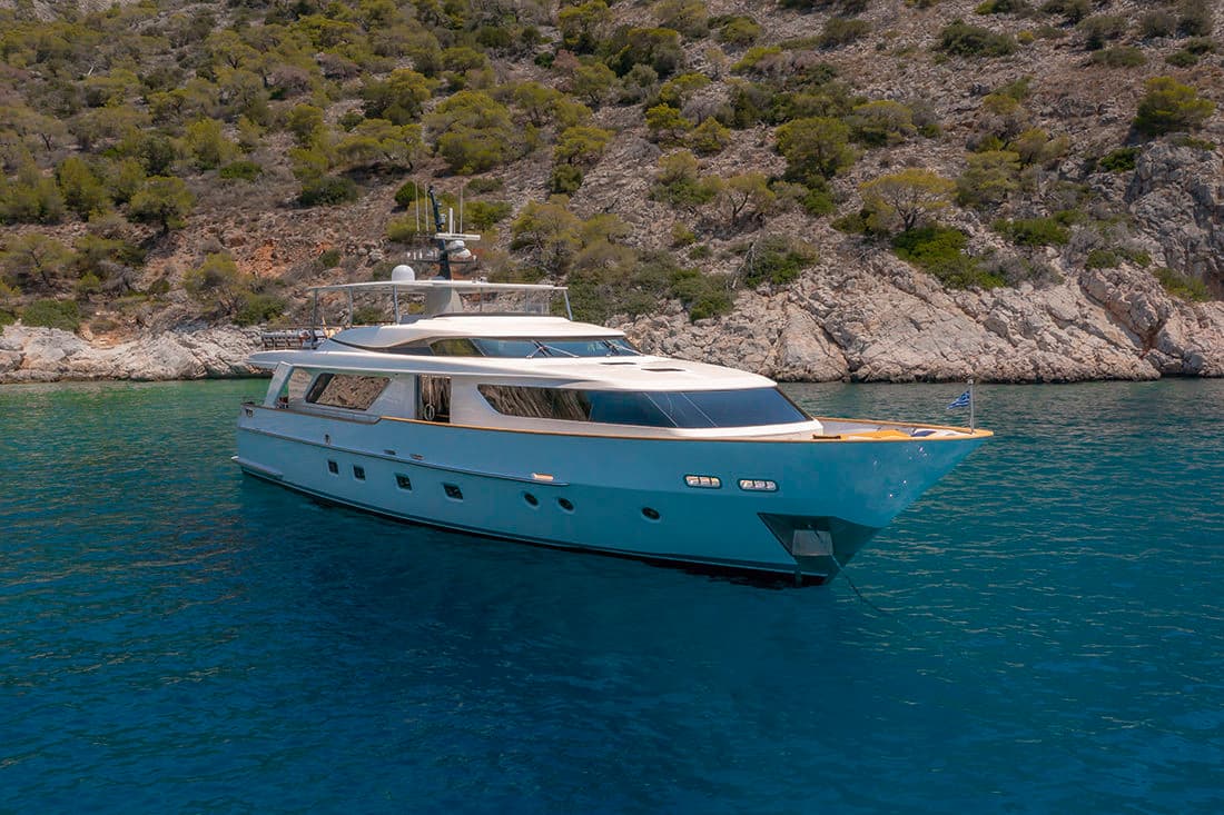 ELYSIUM - ext stbd | Drivas Yachts