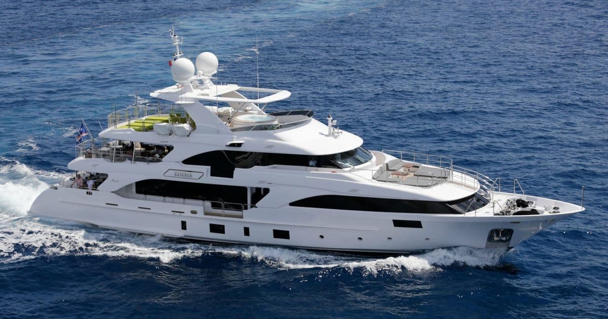 EDESIA - aerial | Drivas Yachts