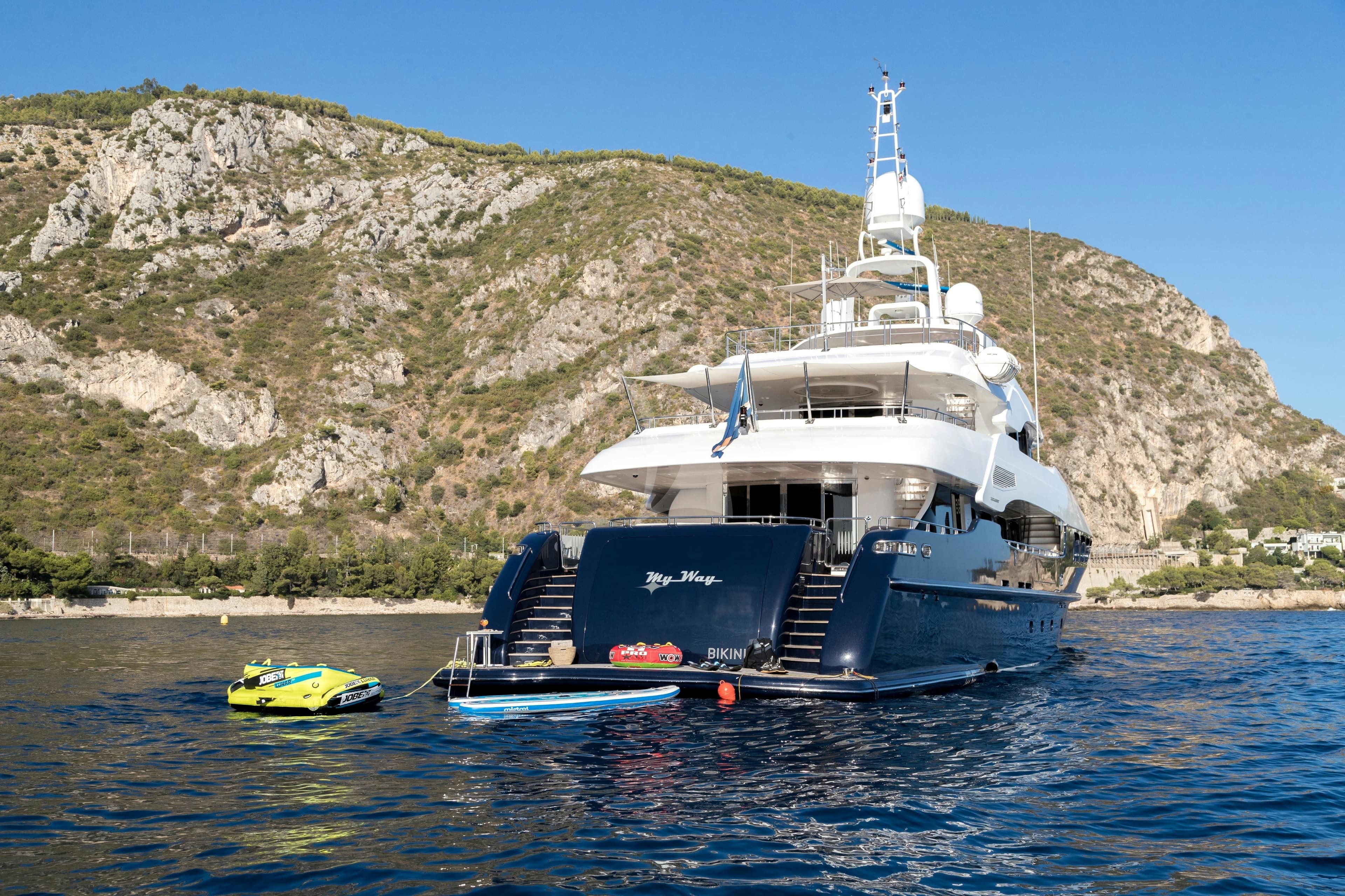MY WAY V - ext stern | Drivas Yachts