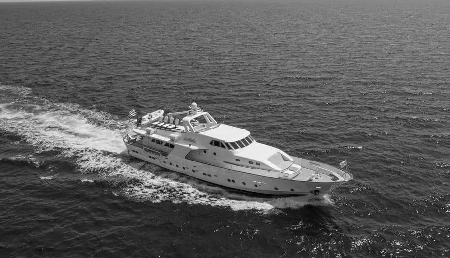 OCEANE II - aerial | Drivas Yachts