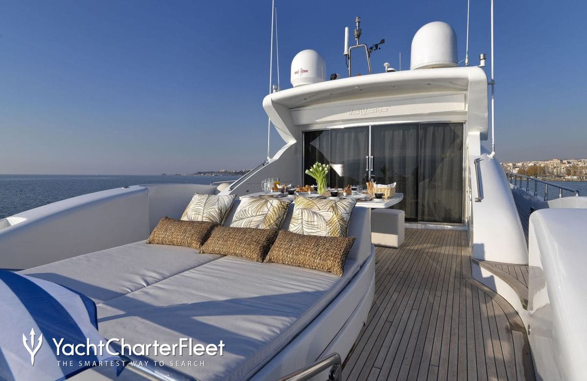 Motor yacht RUBY 27m by Tecnomar — deck
