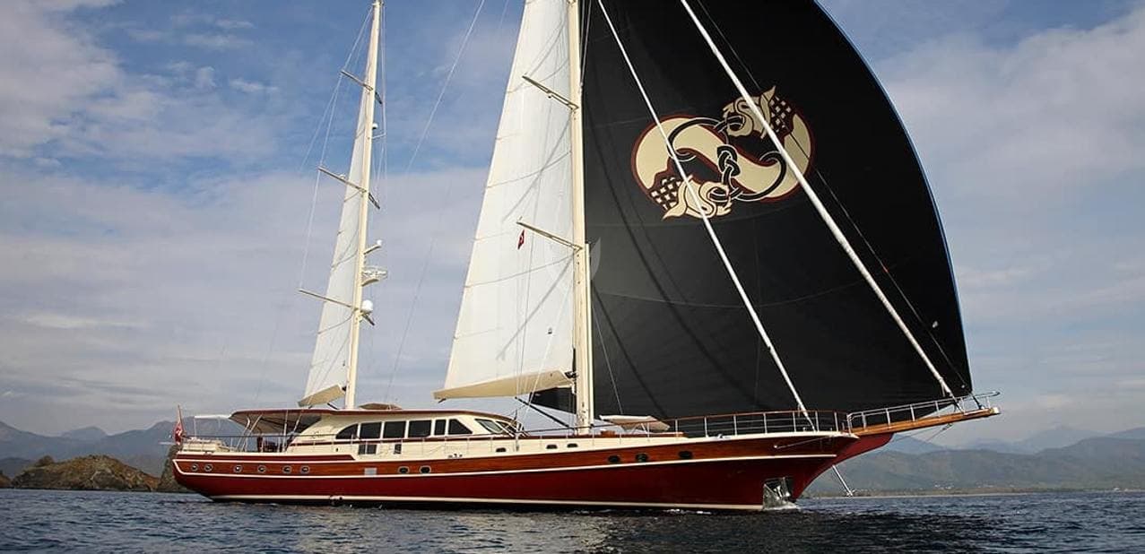 Sailing yacht DAIMA 42.5m by Arkin Pruva — underway