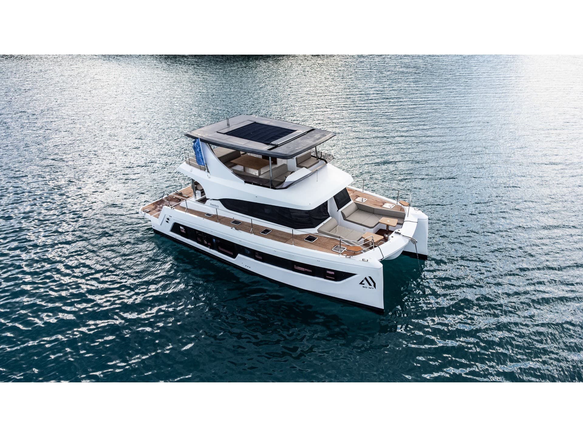 NYD'AMOUR II - aerial | Drivas Yachts