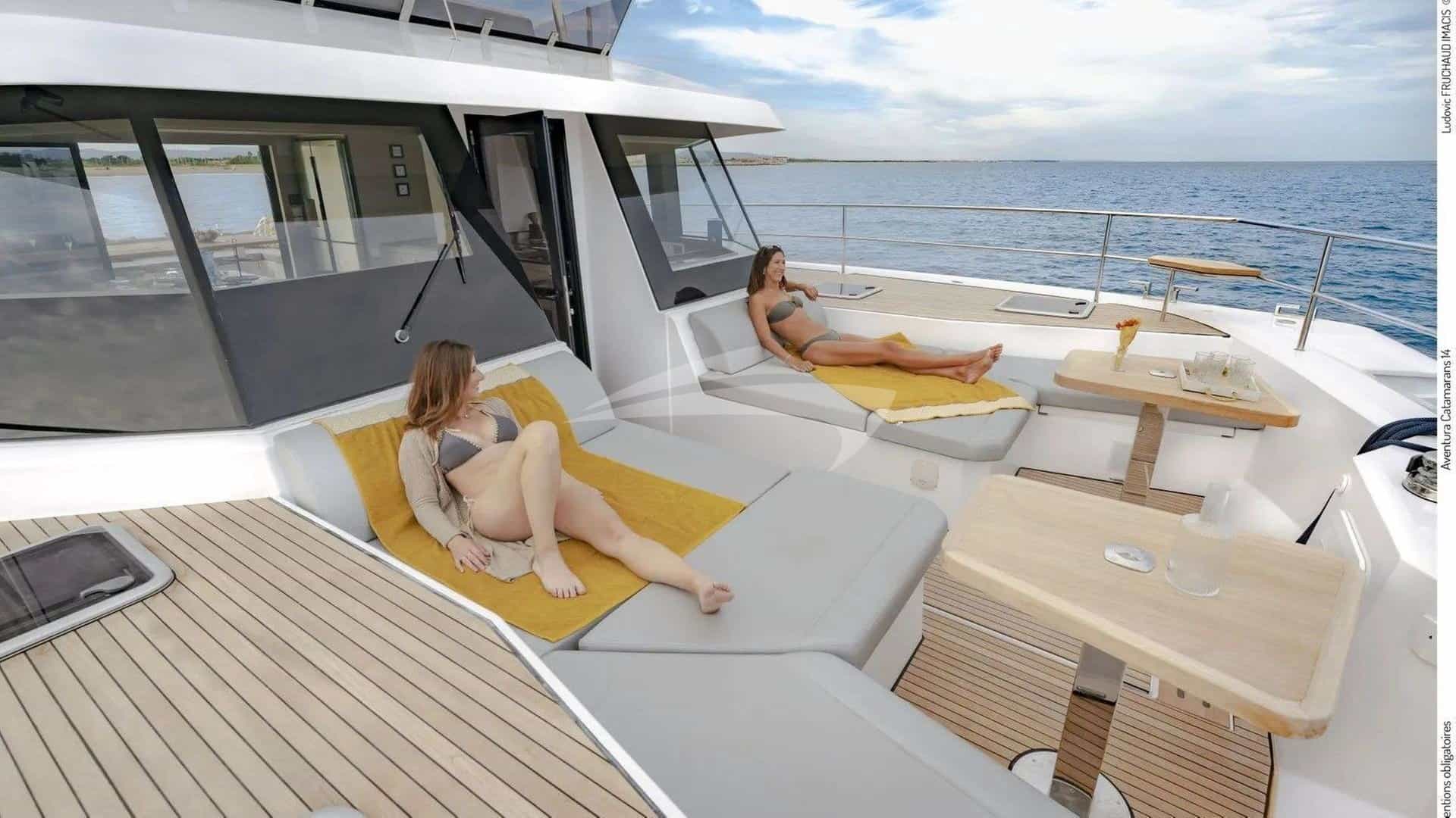 NYD'AMOUR II - deck fly | Drivas Yachts