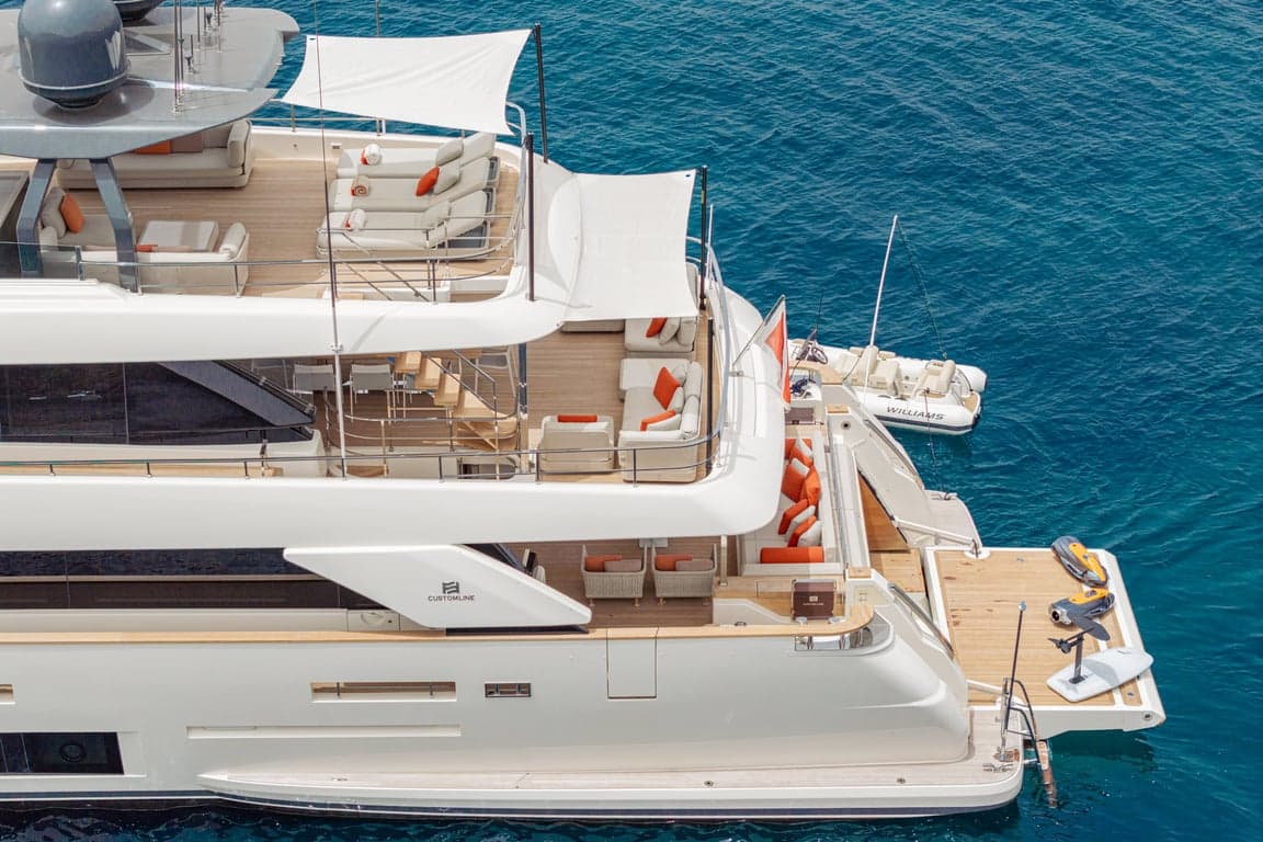 DIANA II - aerial | Drivas Yachts