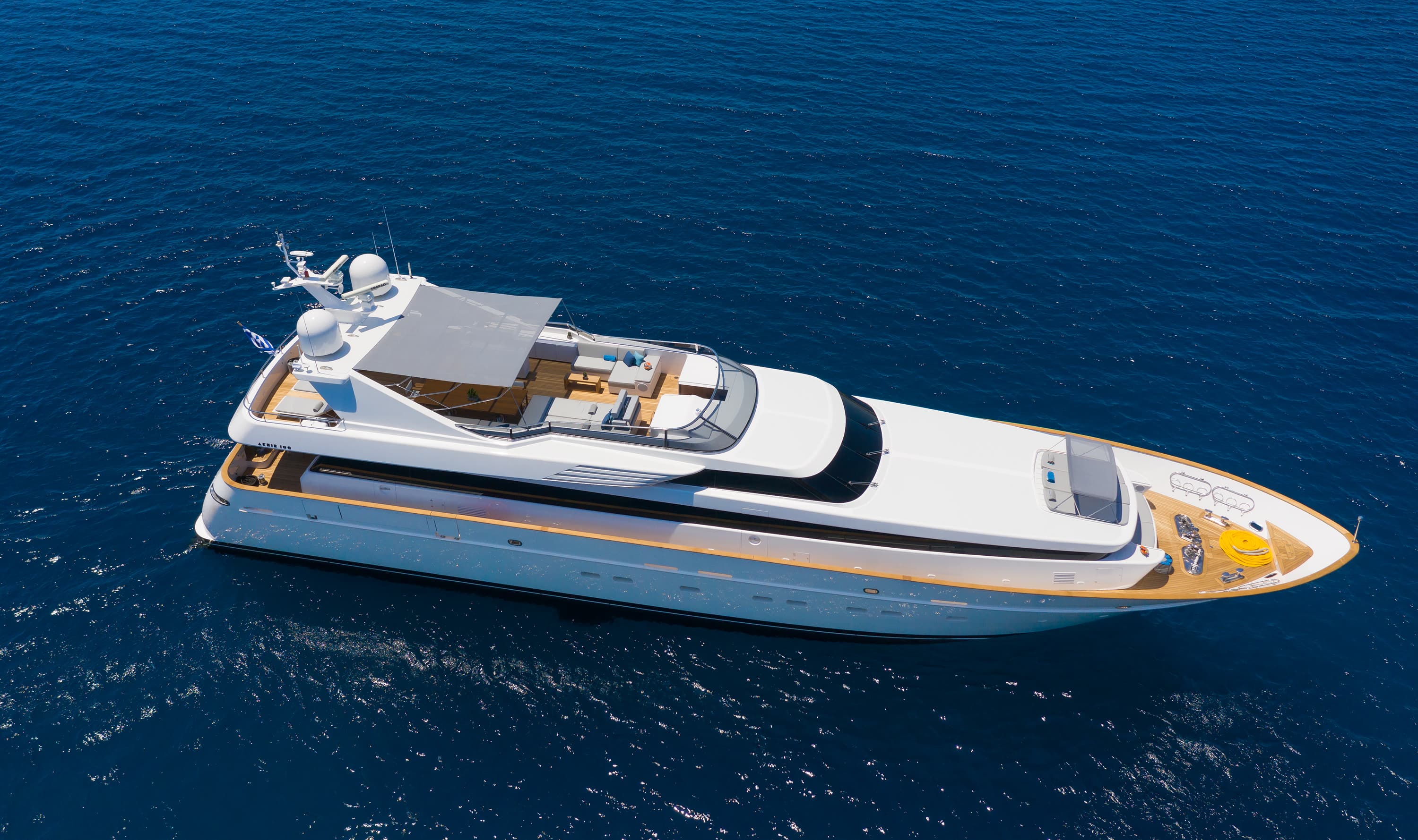 SHOOTING STAR - aerial | Drivas Yachts