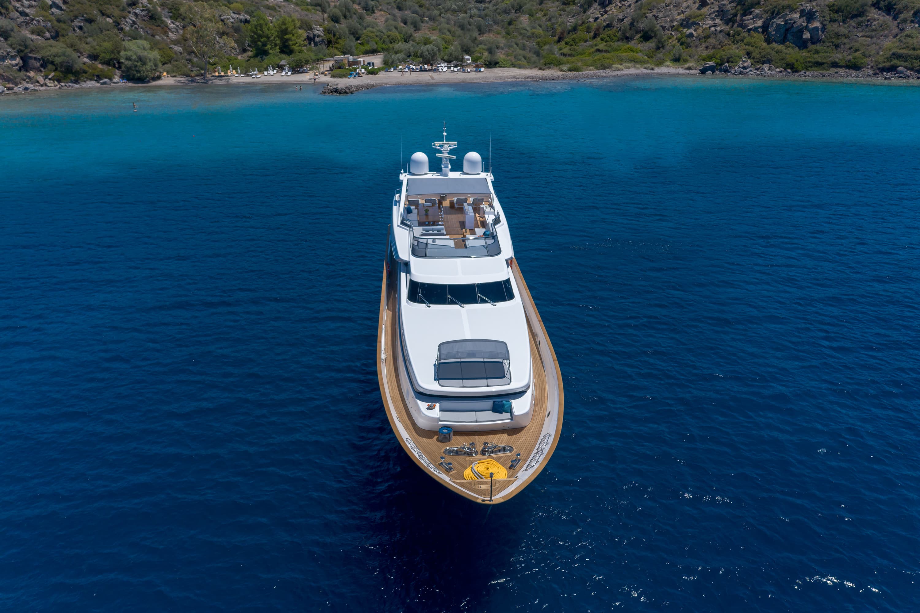 SHOOTING STAR - aerial | Drivas Yachts