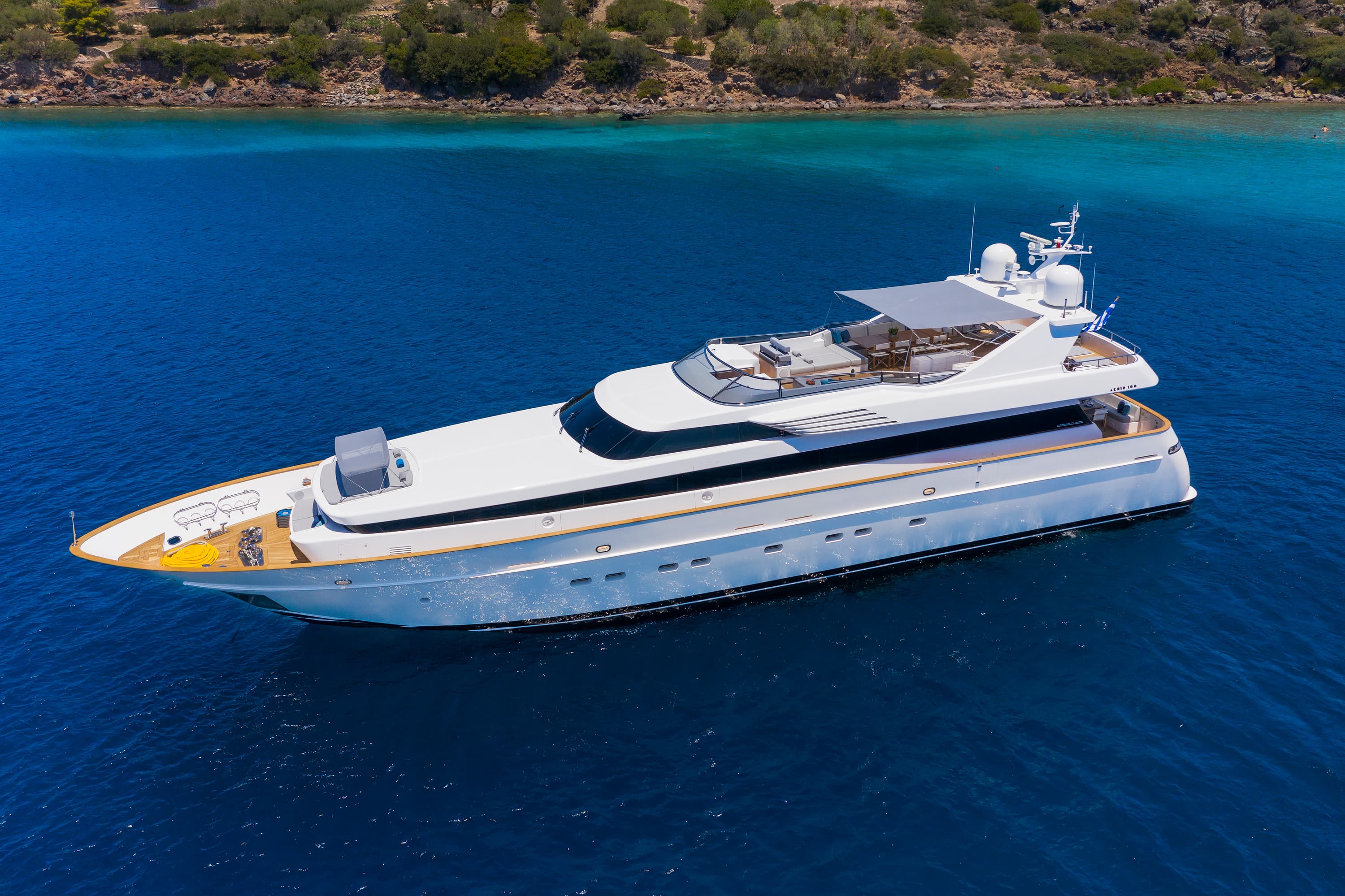 SHOOTING STAR - ext stbd | Drivas Yachts