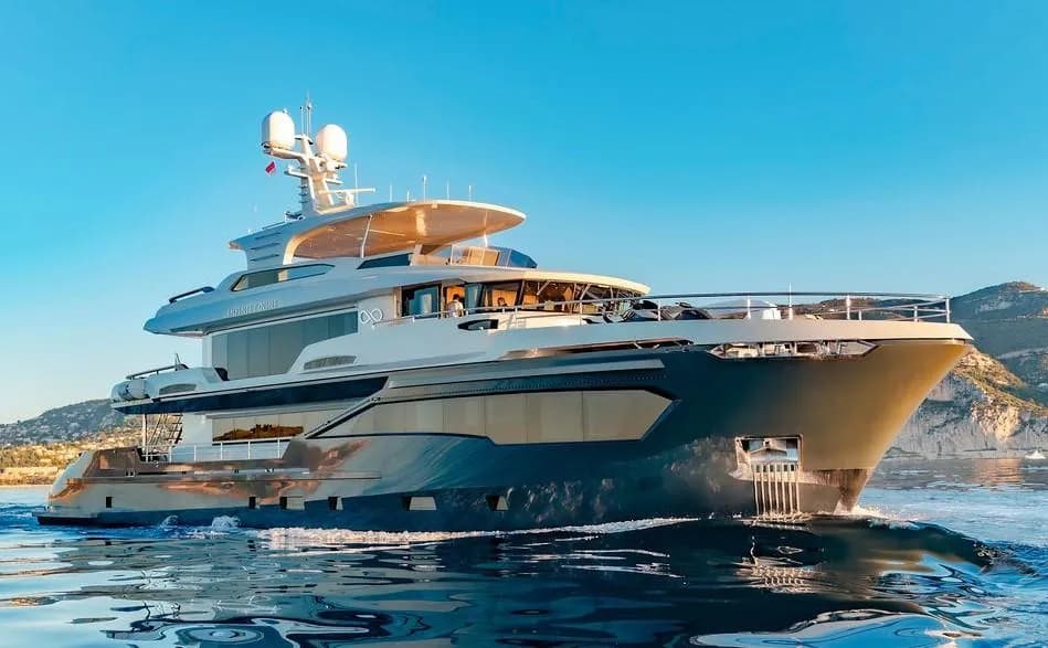 INFINITY NINE - ext stbd | Drivas Yachts
