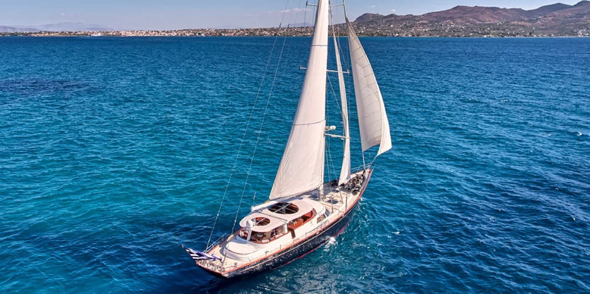 GITANA - aerial | Drivas Yachts