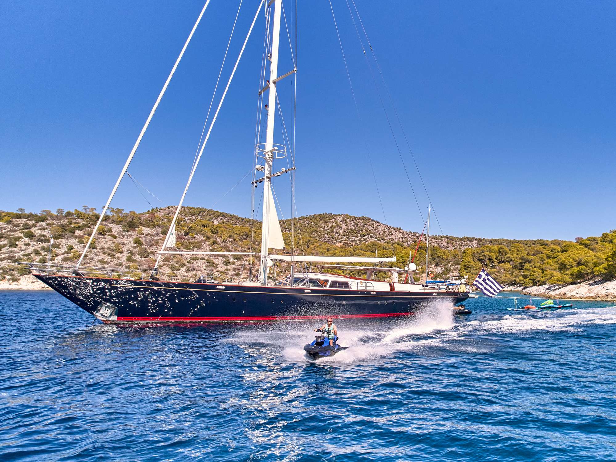GITANA - ext running | Drivas Yachts
