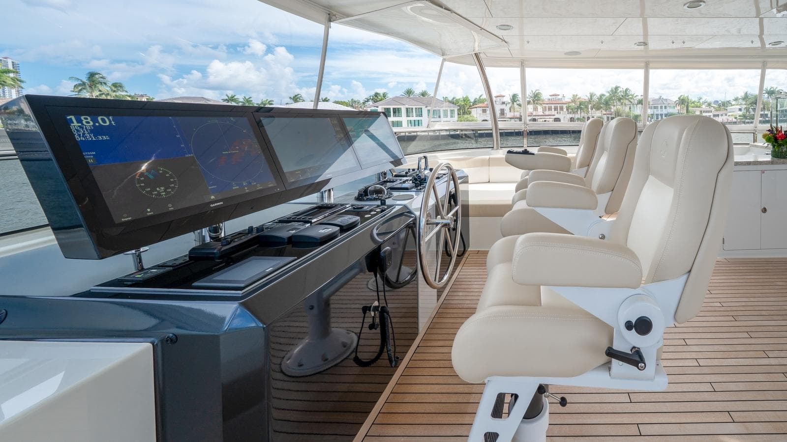 IRIDESCENCE - cockpit int | Drivas Yachts