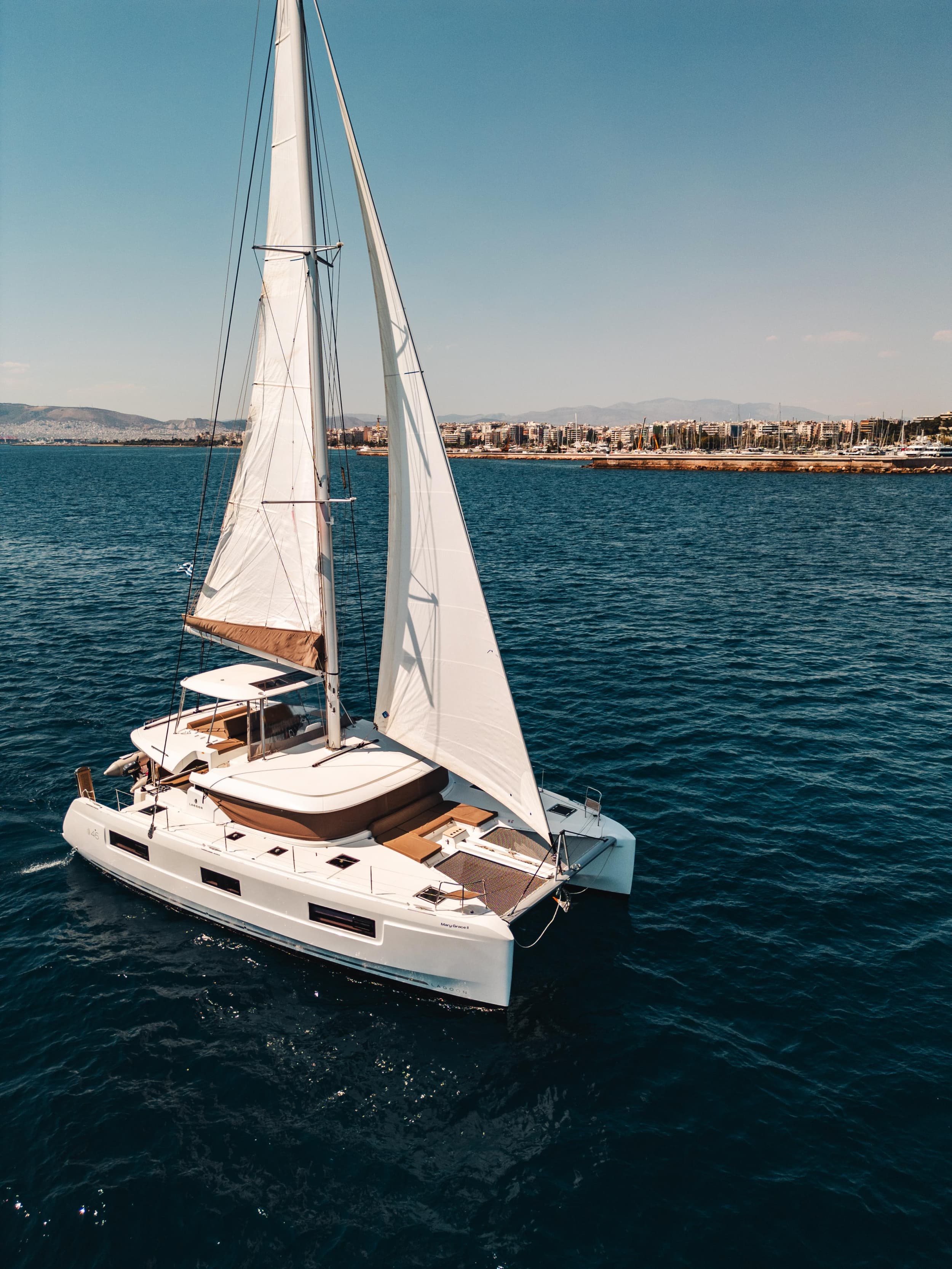 MARY'S GRACE - aerial | Drivas Yachts