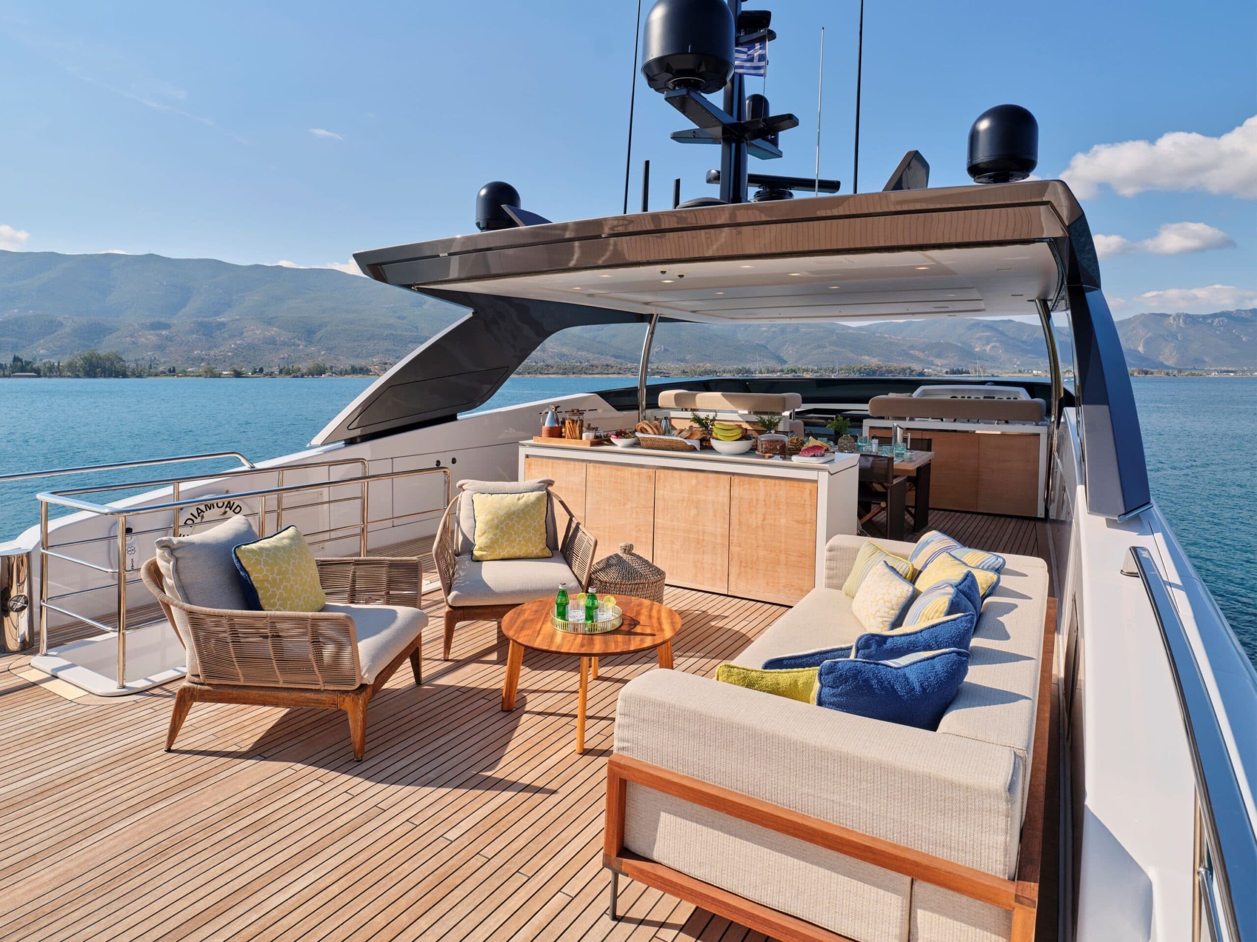 RARE DIAMOND - deck aft | Drivas Yachts